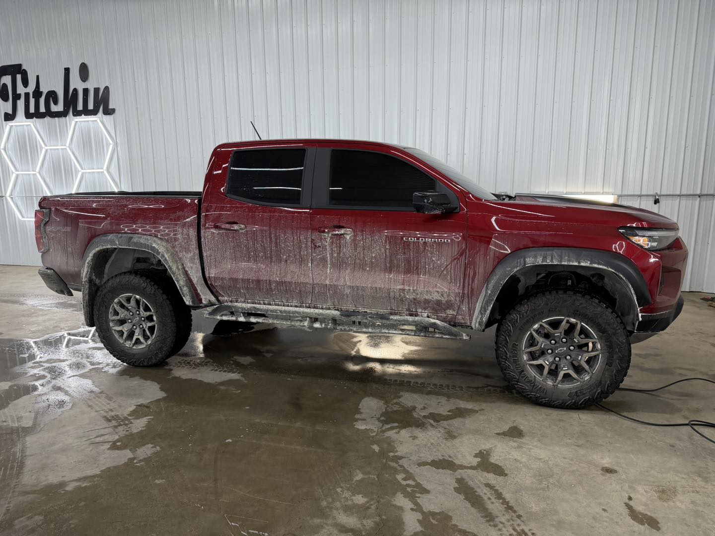 Dirty truck exterior before Fitchin Automotive detailing — Coshocton, Ohio